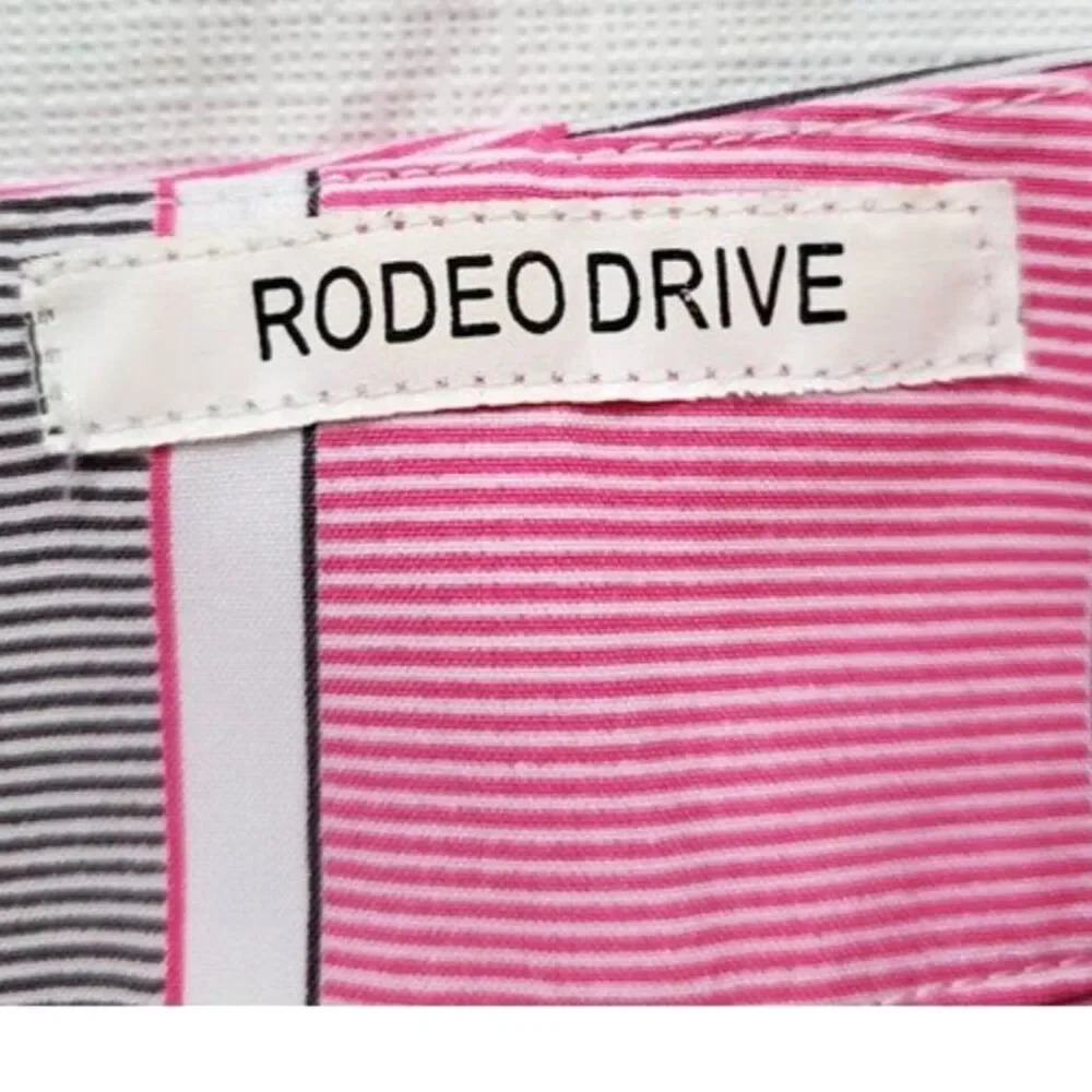 Golftini NWOT Rodeo Drive Striped Golf Skort Womens Size 0 Pink Activewear